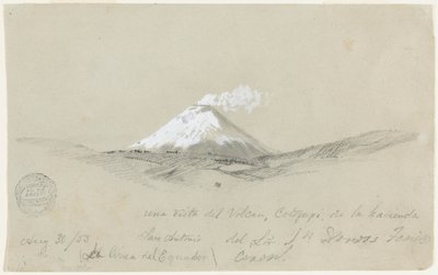 View of Cotopaxi from the Hacienda San Antonio, Ecuador by Frederic Edwin Church