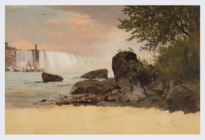 View of the Canadian Falls and Goat Island by Frederic Edwin Church