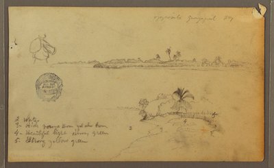 Views of the East Bank of the Guayas River, Opposite Guayaquil, Ecuador by Frederic Edwin Church