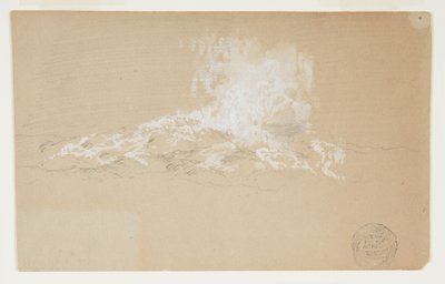 Waves Breaking Against Rocks by Frederic Edwin Church