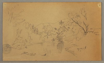 Winding River in a Wooded Valley, Vermont by Frederic Edwin Church