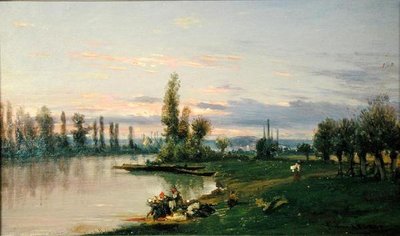The Bank of the Seine by Frederic Legrip