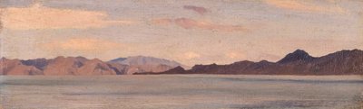 Coast of Asia Minor Seen from Rhodes by Frederic Leighton