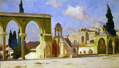 El Haram, Jerusalem by Frederic Leighton