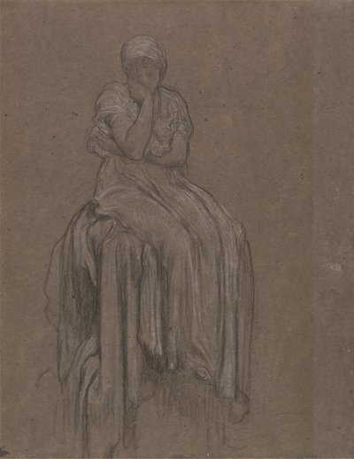 Study for Solitude by Frederic Leighton