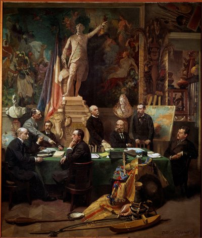 The Delegates of the Colonies in November 1892 by Frederic Regamey