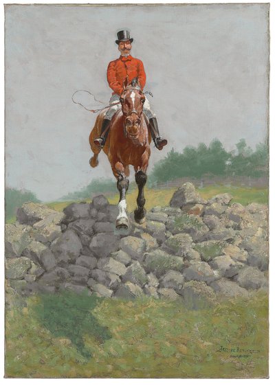A Hunting Man by Frederic Remington
