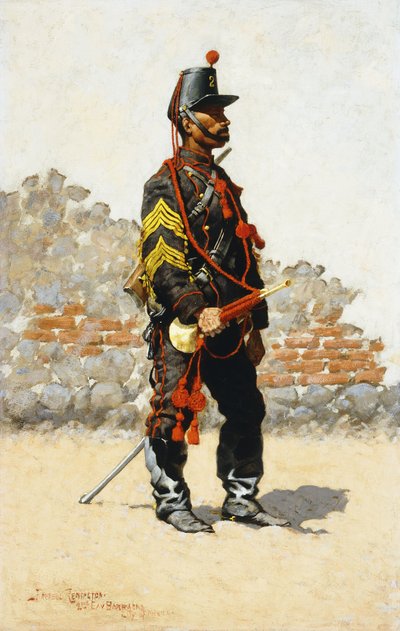 Bugler of the Cavalry by Frederic Remington