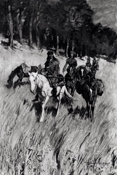Early Pioneers on the Blue Ridge, engraved by F. H. Wellington, from 
