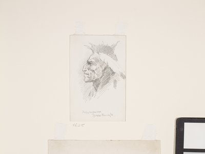 Indian Head, date unknown by Frederic Remington