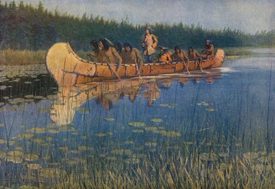 Pierre-Esprit Radisson by Frederic Remington