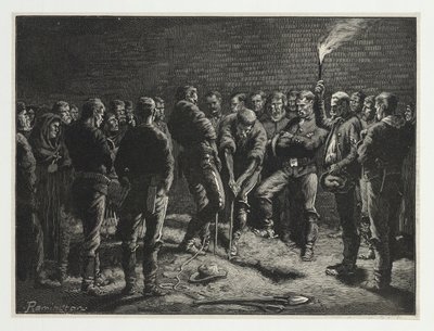 The Apache Campaign--Burial of Hatfield