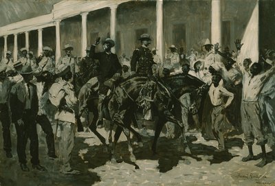 The Return of Gomez to Havana, 1899 by Frederic Remington