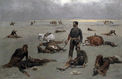 What an Unbranded Cow Has Cost by Frederic Remington