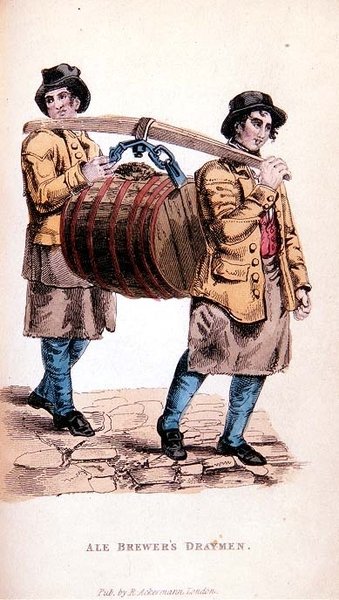 The Ale Brewers Draymen from Ackermann