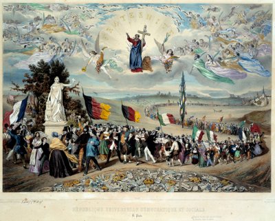 The Universal Democratic and Social Republic by Frederic Sorrieu