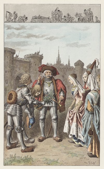 It was Anne of Brittany by Frederic Theodore (after) Lix