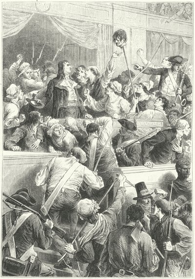 Insurrection of 1 Prairial Year III, Paris, 20 May 1795 by Frederic Theodore (after) Lix