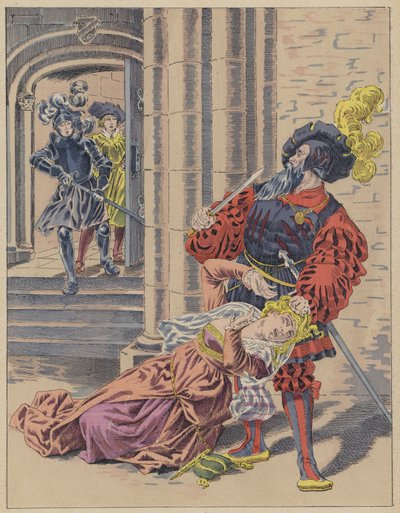 Blue Beard by Frederic Theodore (after) Lix