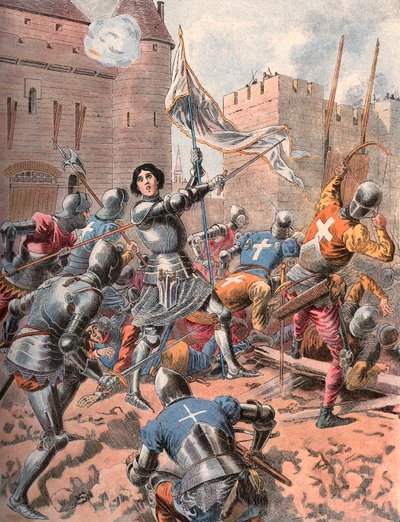 Joan of Arc at the Siege of Orleans by Frederic Theodore Lix