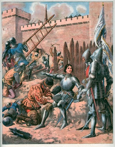 Joan of Arc at the Siege of Paris by Frederic Theodore Lix
