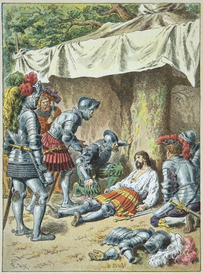 Knight Bayard Died on 30 April 1524 at Romagnano by Frederic Theodore Lix
