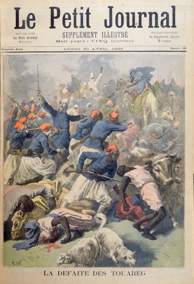 The Defeat of the Tuaregs, front cover of 
