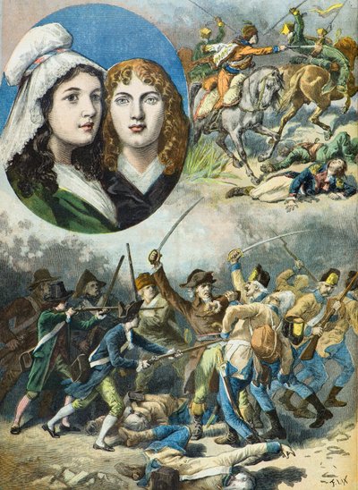 The Sisters Felicite and Theophile De Fernig by Frederic Theodore Lix