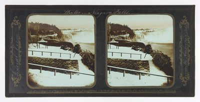 Winter Niagara Falls, General View from the American Side by Frederic and William Langenheim