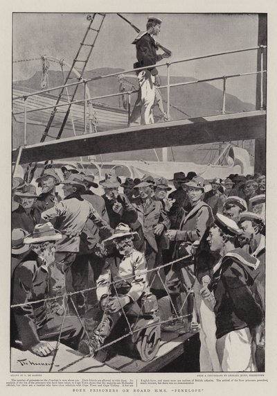 Boer Prisoners on Board HMS Penelope by Frederic de Haenen