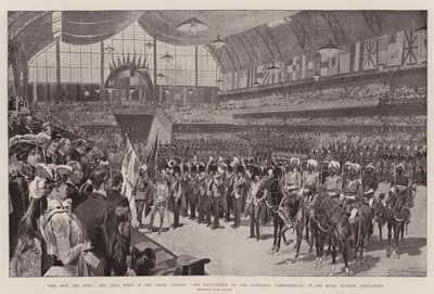 God Save the King, the Final Scene in the Grand Pageant, The Inauguration of the Australian Commonwealth, at the Royal Military Tournament by Frederic de Haenen