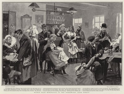 Human Hair Merchants in the Spreewald, Near Berlin by Frederic de Haenen