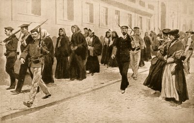 Nuns Under Republican Protection During the 1910 Revolution in Portugal by Frederic de Haenen