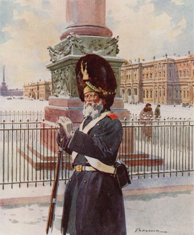 One of the Palace Grenadiers by Frederic de Haenen