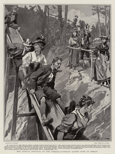 The Annual Festival of the German-Austrian Alpine Club in Berlin by Frederic de Haenen