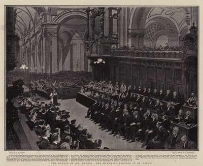 The Burial of Mr Rhodes, the Memorial Service in St Paul