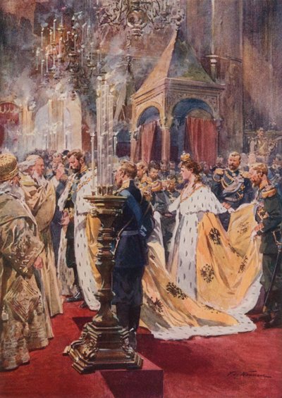 The Coronation of the Emperor by Frederic de Haenen