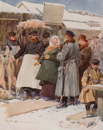 The Frozen-Meat Market by Frederic de Haenen
