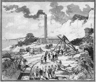 Underwater tunnel project between France and England by Frederic de Haenen