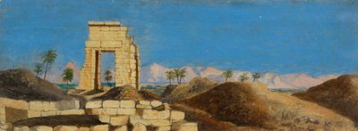 Ruins in the Desert by Frederica Countess of Scarborough Drummond