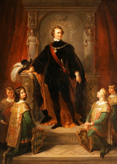 Portrait of Ludwig I, King of Bavaria by Frederich August Kaulbach