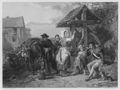 The Tired Soldier, from the Picture in the Vernon Gallery by Frederick (after) Goodall