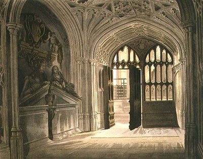Islip Chapel, plate U from 