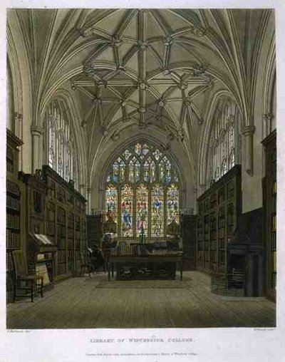 Library of Winchester College (from 