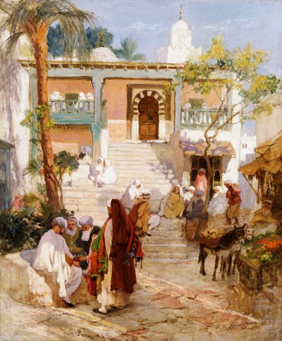 At the Souk by Frederick Arthur Bridgman