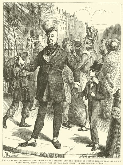 Mr Micawber by Frederick Barnard