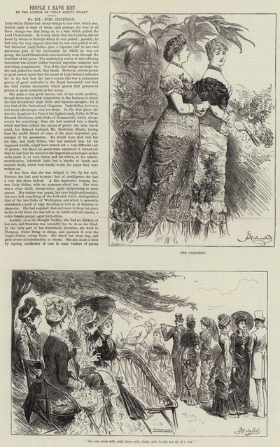 People I Have Met, the Chaperon by Frederick Barnard