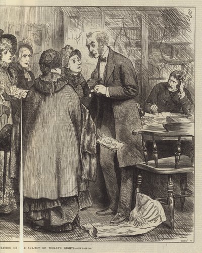 The General Election, a Deputation on the Subject of Woman