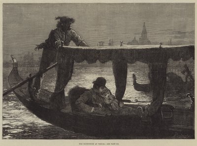 The Honeymoon at Venice by Frederick Barnard