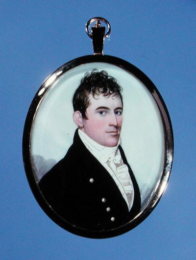 Portrait miniature of James Drew, c.1805-10 by Frederick Buck